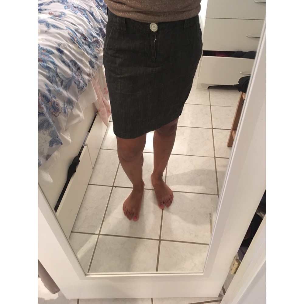 Dark jean skirt